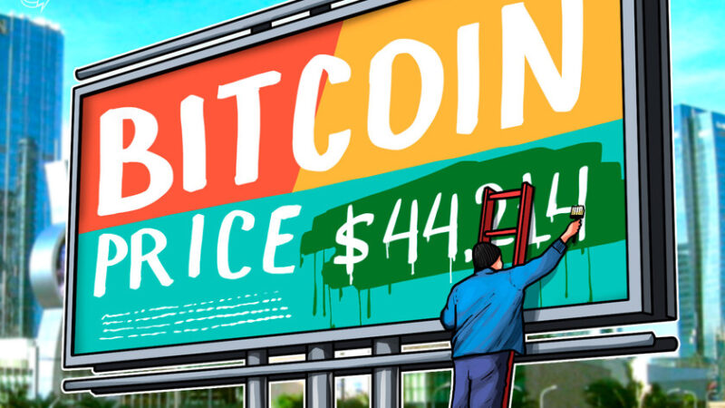Bitcoin whale clusters pinpoint $44,214 as the key near-term price level